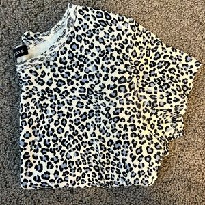 Cheeta print Brandy Melville Top